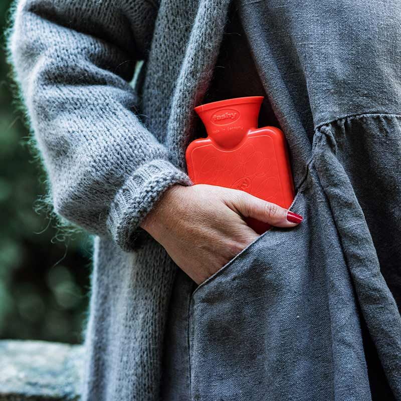 Profitez d'une chaleur portable avec la bouillotte Fashy Ter 2