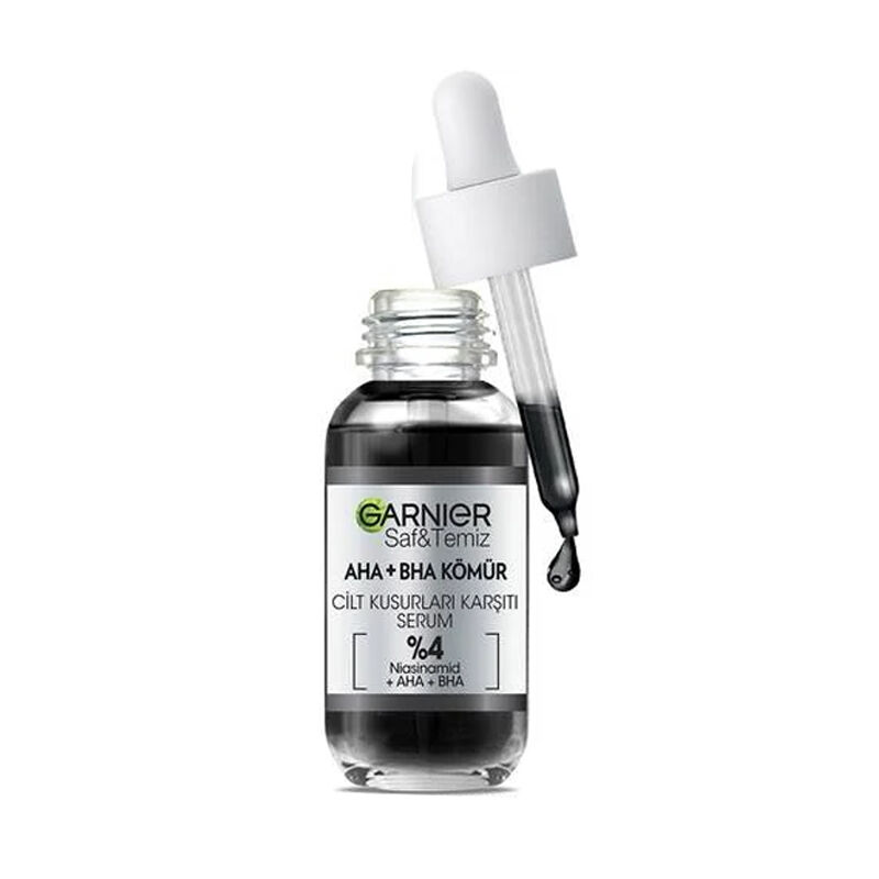 Transformez votre peau : Sérum Garnier AHA+BHA Charbon