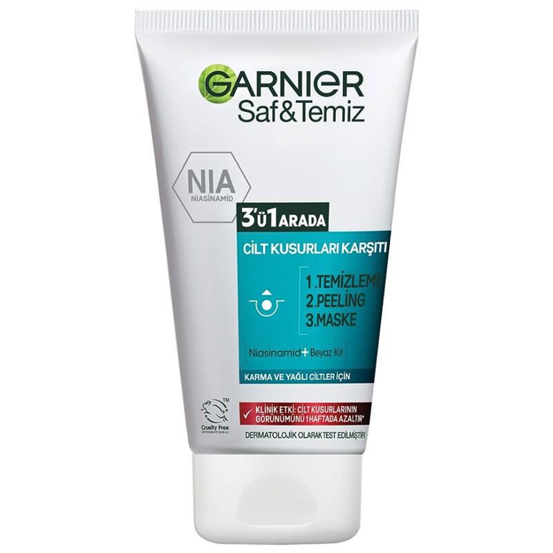 Obtenez une peau nette et matifiée avec Garnier 3-en-1