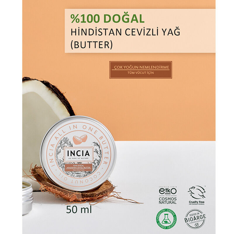 جدد بشرتك: زبدة جوز الهند الطبيعية 100% من INCIA 4