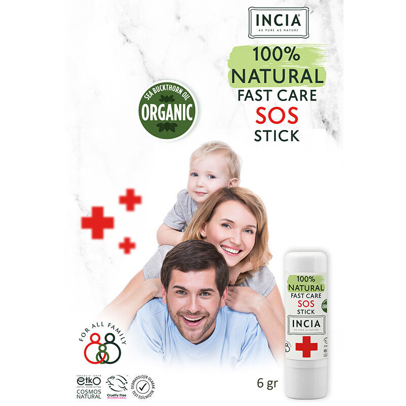 يهدئ ويرطب: INCIA %100 Natural SOS Stick لبشرة ناعمة 3