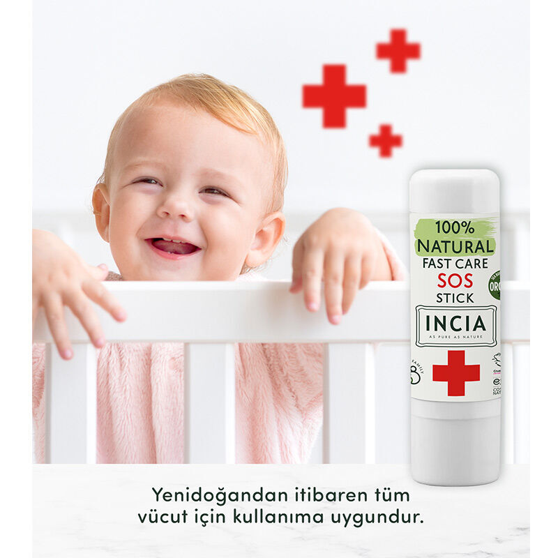 يهدئ ويرطب: INCIA %100 Natural SOS Stick لبشرة ناعمة 4