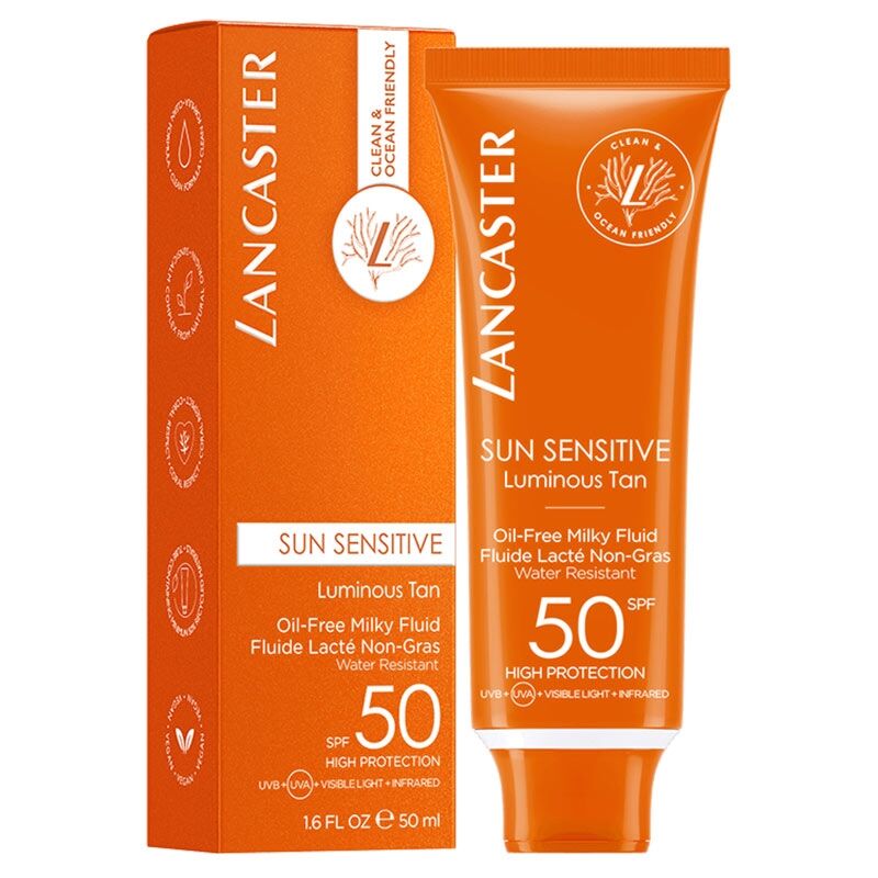 Protégez & Bronzez : Fluide Solaire Lancaster SPF50 Peaux Se 2