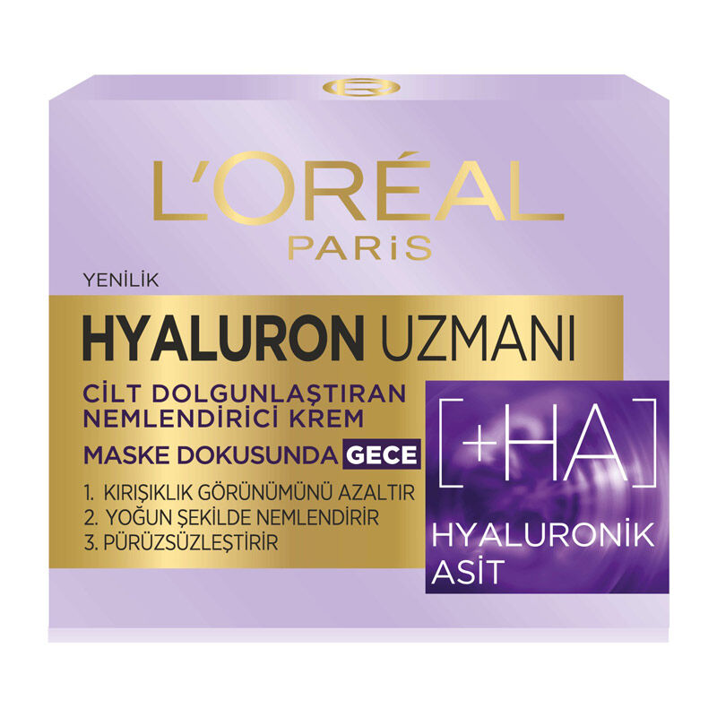 Repulpez & Hydratez : Crème Nuit Hyaluron Expert Loreal Pari 2
