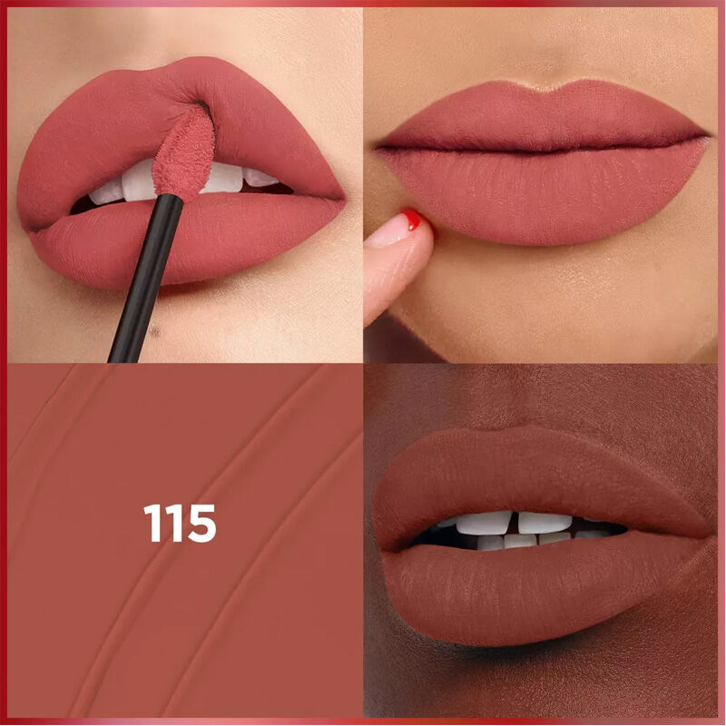 Loreal Paris Matte Resistance Liquid Lipstick 115 Snooze Your Alarm 3