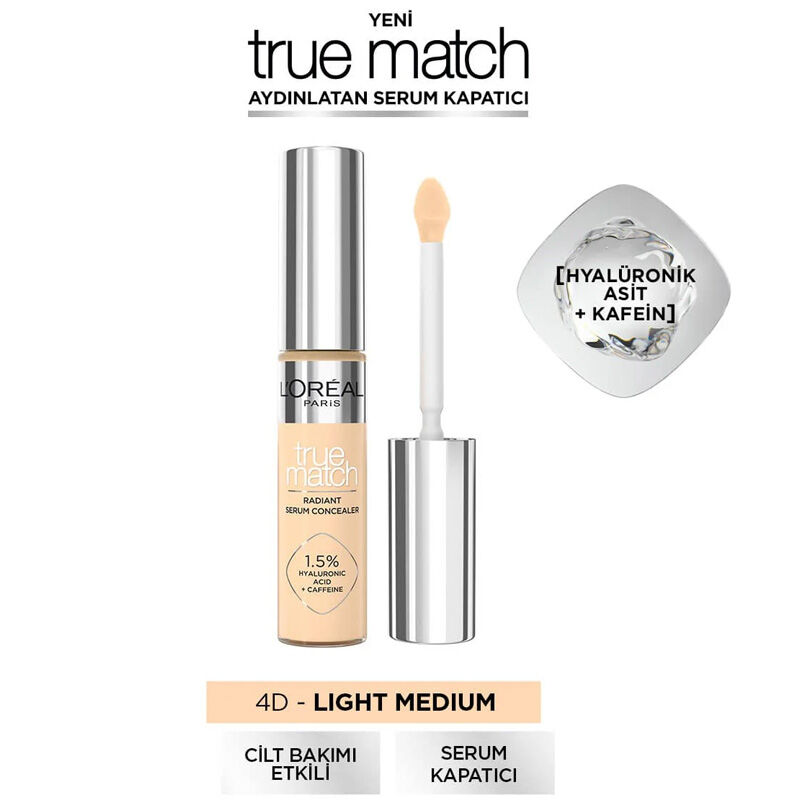 Loreal Paris True Match Radiant Serum Concealer 4D 11 ml 2
