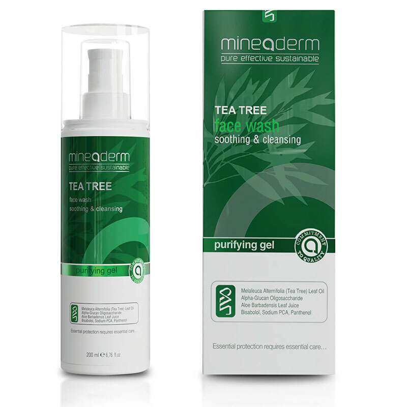 احصلي على بشرة نقية: غسول الوجه Mineaderm Tea Tree 200 مل