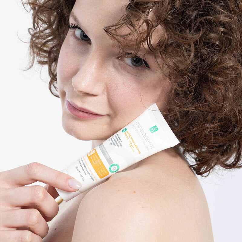 احمِ بشرتك: جل Mineaderm للحماية من الشمس SPF50+ غير اللامع 3