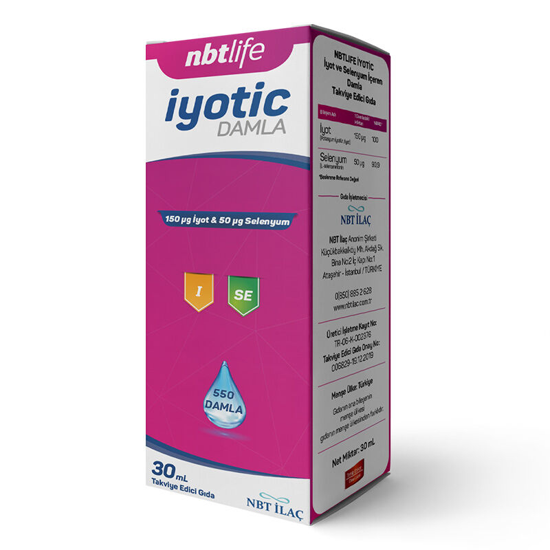 Optimisez Votre Métabolisme avec Nbt Life İyotic Drop 30 ml