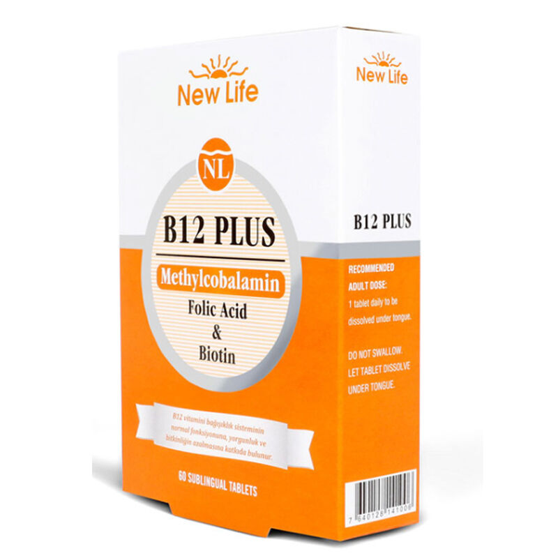 عزز طاقتك وحيويتك مع مكمل نيو لايف B12 بلس