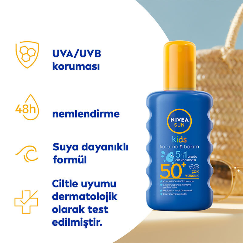 Protégez la peau de vos enfants avec le Spray Solaire Nivea 4