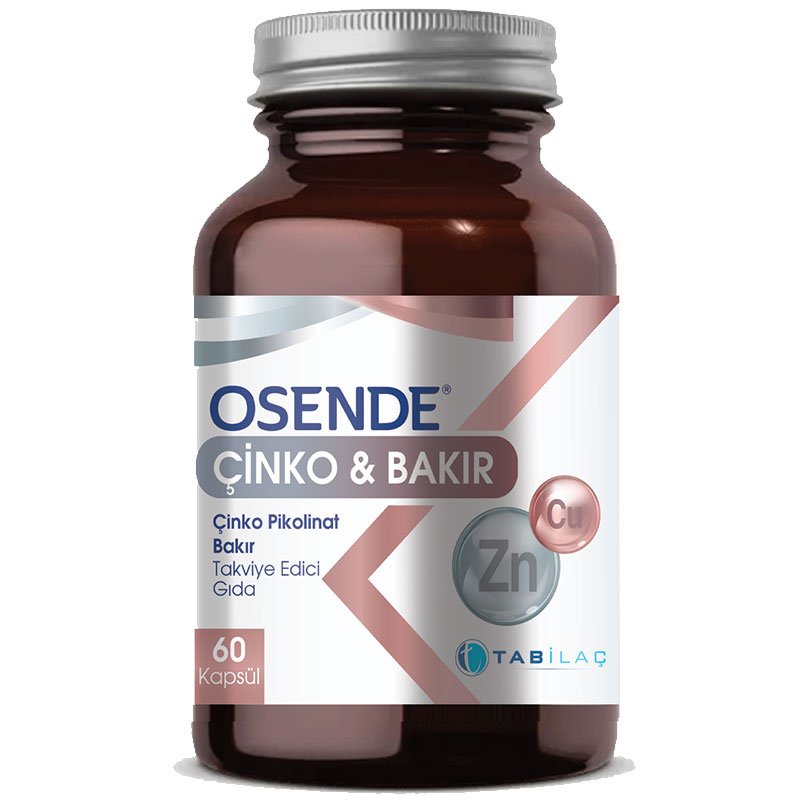 ادعم مناعتك وطاقتك مع كبسولات Osende Zinc Copper