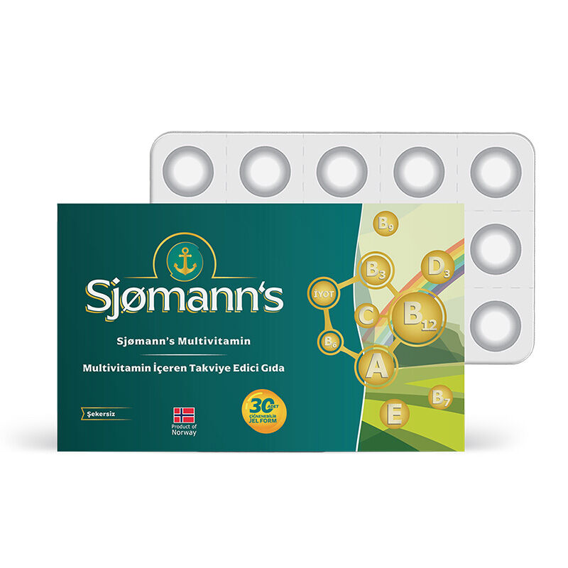 عزز حيويتك: مكمل Sjomann’s Multivitamin الغذائي