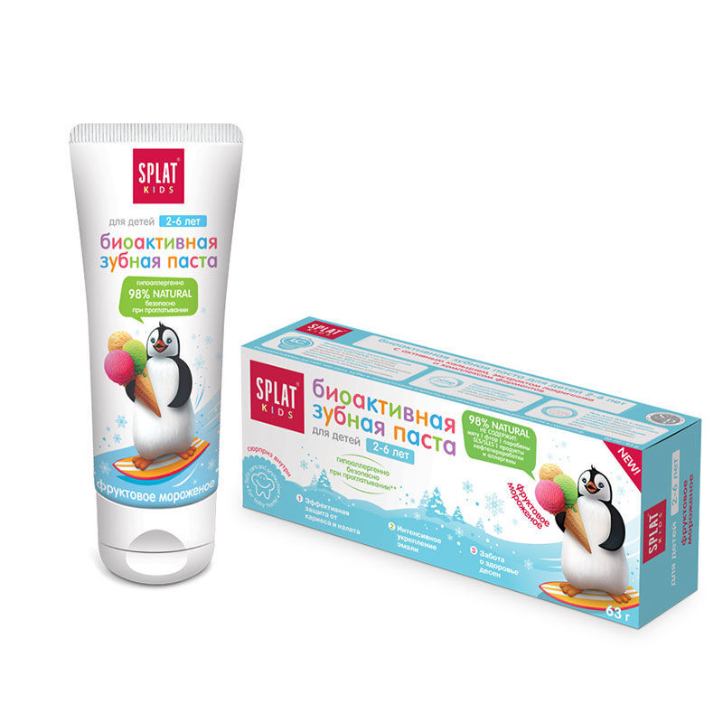 Splat Fruity Ice Cream Toothpaste 50ml 2-6 Years 2