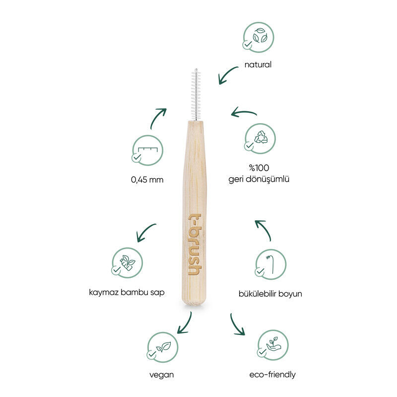 حقق نظافة شاملة للأسنان مع فرشاة T-Brush الخيزران 2