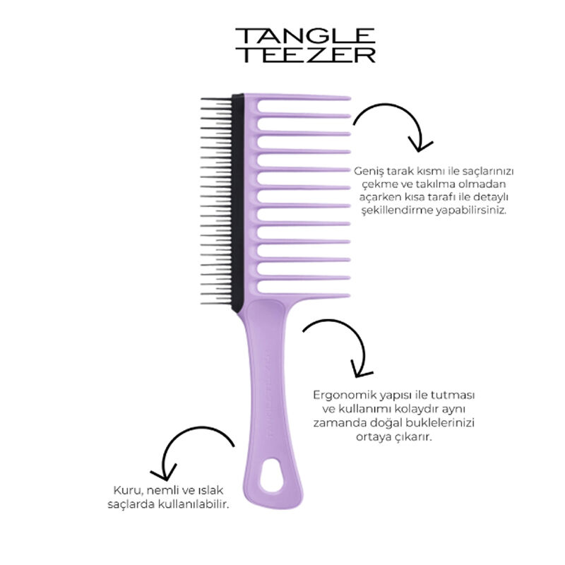 فك تشابك الشعر المجعد بسهولة مع Tangle Teezer 3