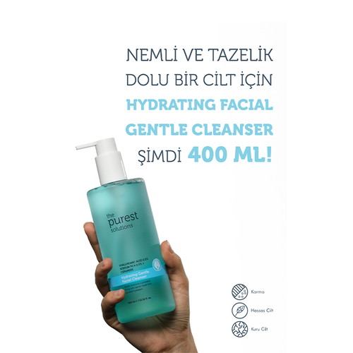 The Purest Solutions For Dry and Combination Skin Hyaluronic Acid Facial Cleansing Gel 400 ml 2