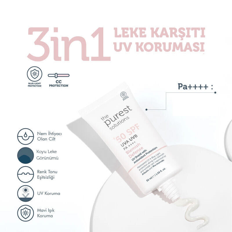 Schützen & Perfektionieren: SPF50+ Blemish Defense Cream 4