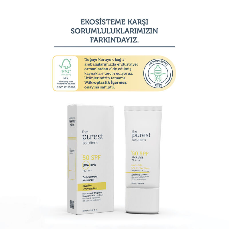 Schützen & Hydrieren: The Purest Solutions SPF50+ Creme 4