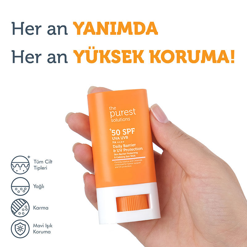 The Purest Solutions High Sun Protection SPF50+ Stick 17 gr 3