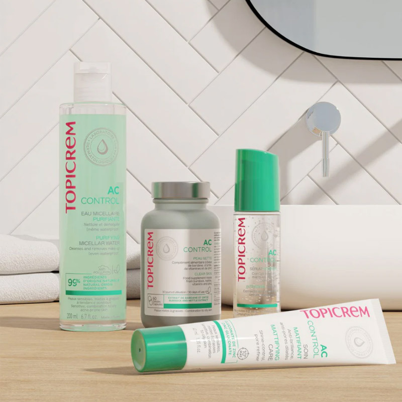 Peau Nette & Fraîche : Eau Micellaire Purifiante Topicrem AC 3