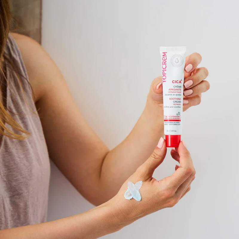 Hydratez et réparez votre peau sensible avec Topicrem Cica 2