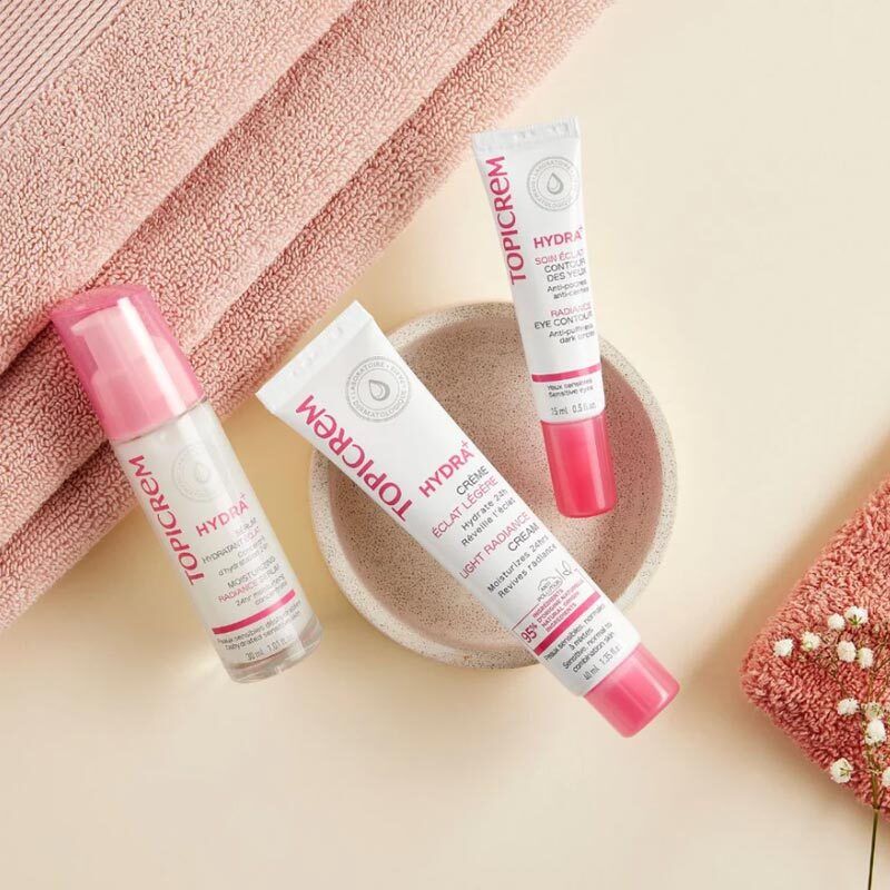 Révélez une peau hydratée 24h avec Topicrem Hydra+ Light 3