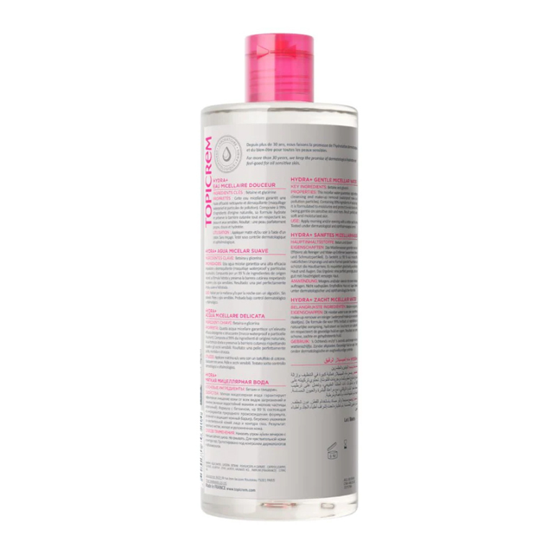 Nettoyez & Hydratez : Eau Micellaire Topicrem 400 ml Peau Se 3