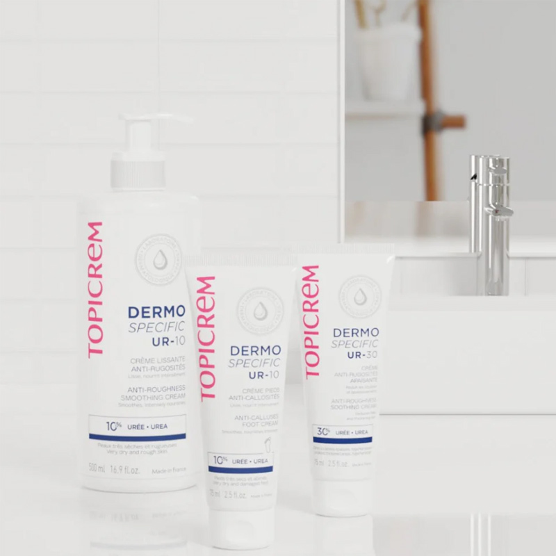 Obtenez une peau lisse et apaisée avec Topicrem UR-30 2