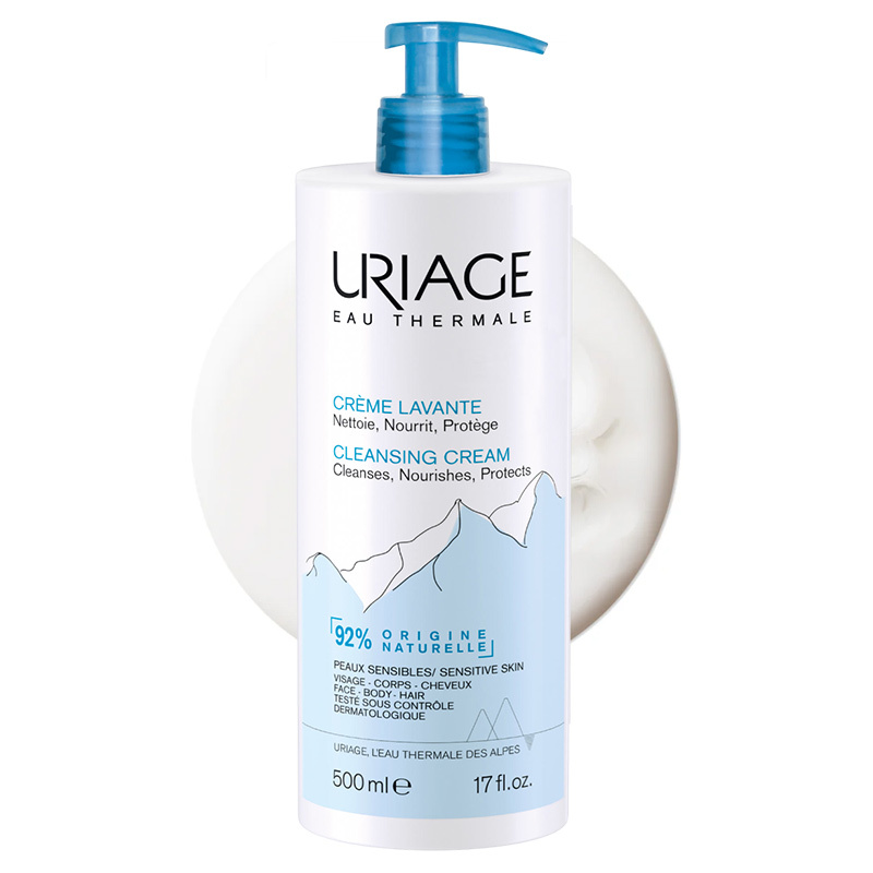 Uriage Creme Lavante Face and Body Cleansing Cream 500 ml 2