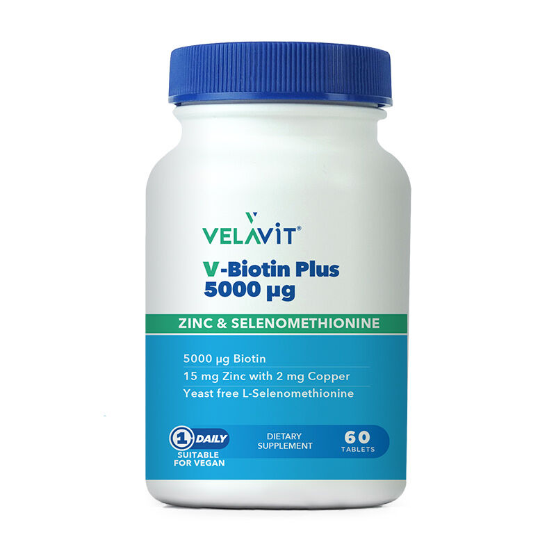 عزز صحة شعرك وبشرتك وأظافرك مع Velavit V-Biotin Plus