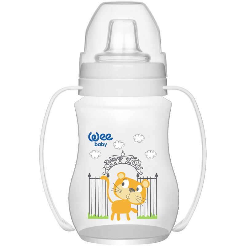 Wee Baby Spill-proof Handled PP Anti-colic Cup 250 ml | 6+ Months