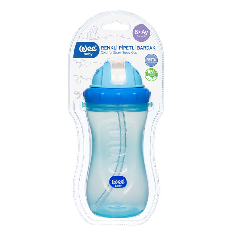 Wee Baby Renkli Pipetli Bardak 4