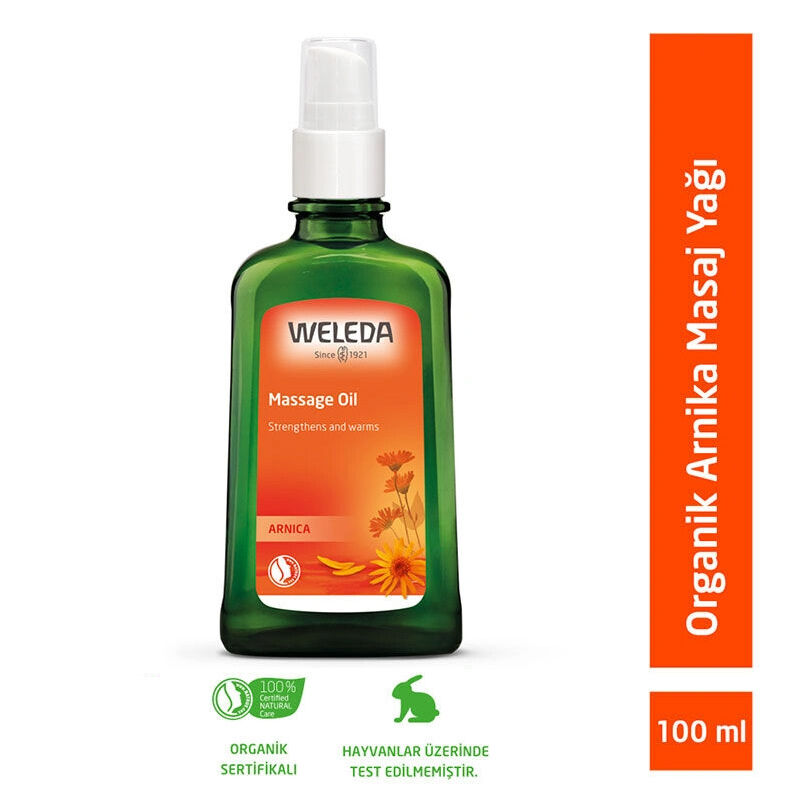 Obtenez une peau souple et détendue avec l'Huile Weleda Arni 2