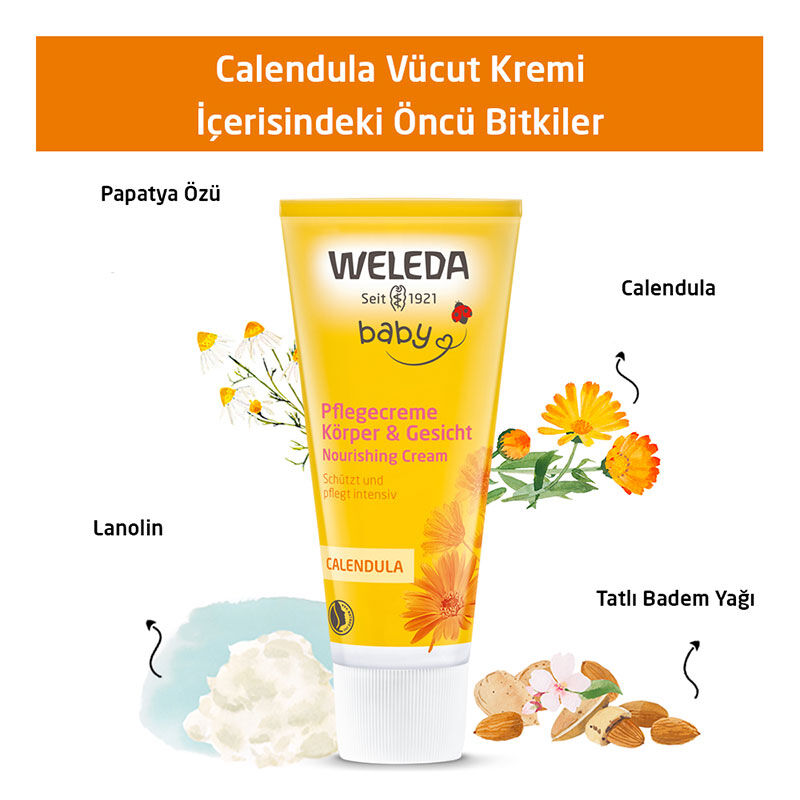 Hydratez la peau de bébé avec Weleda Crème Corps Hydratante 4