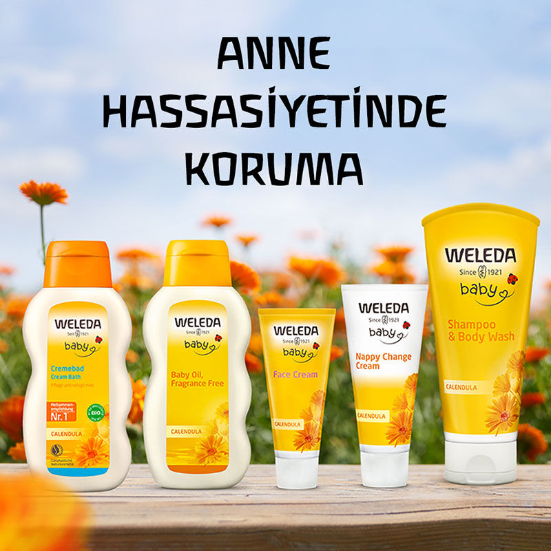 Hydratez la peau de bébé avec Weleda Crème Corps Hydratante 3