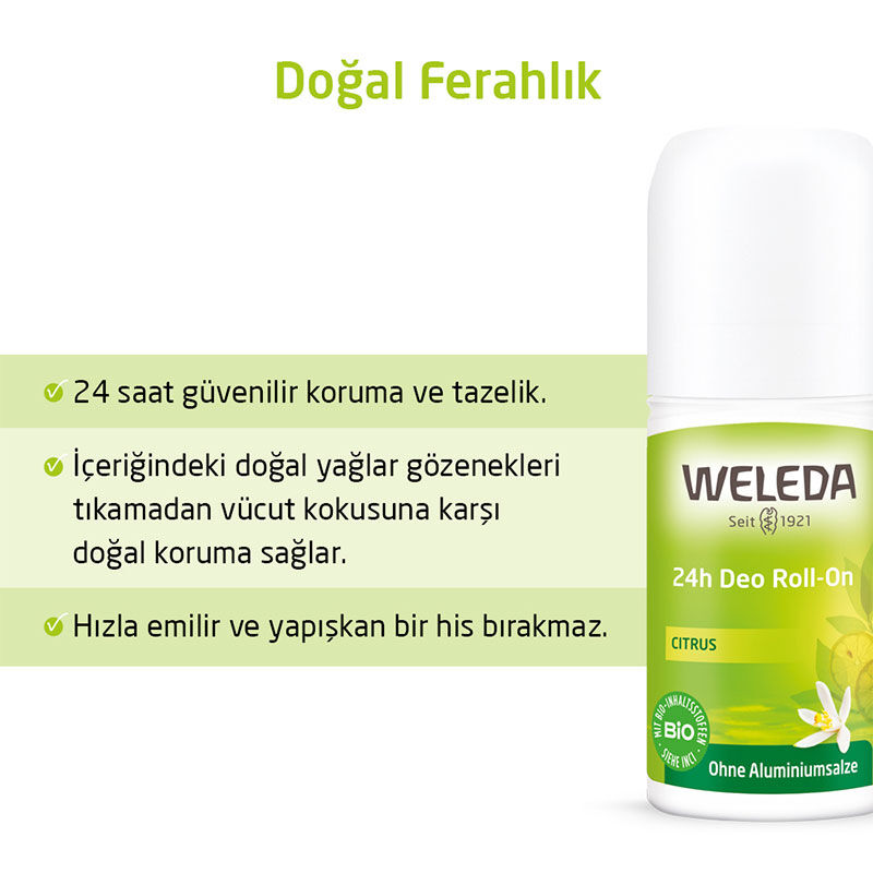 Profitez d'une fraîcheur naturelle avec le Déodorant Weleda 3