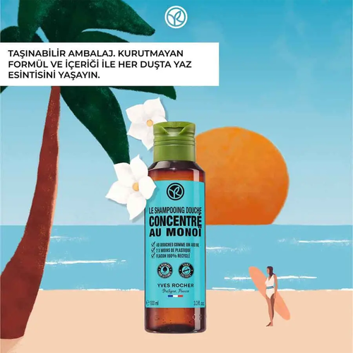 Hydratez & Réparez : Shampooing Monoi Yves Rocher 100ml 4