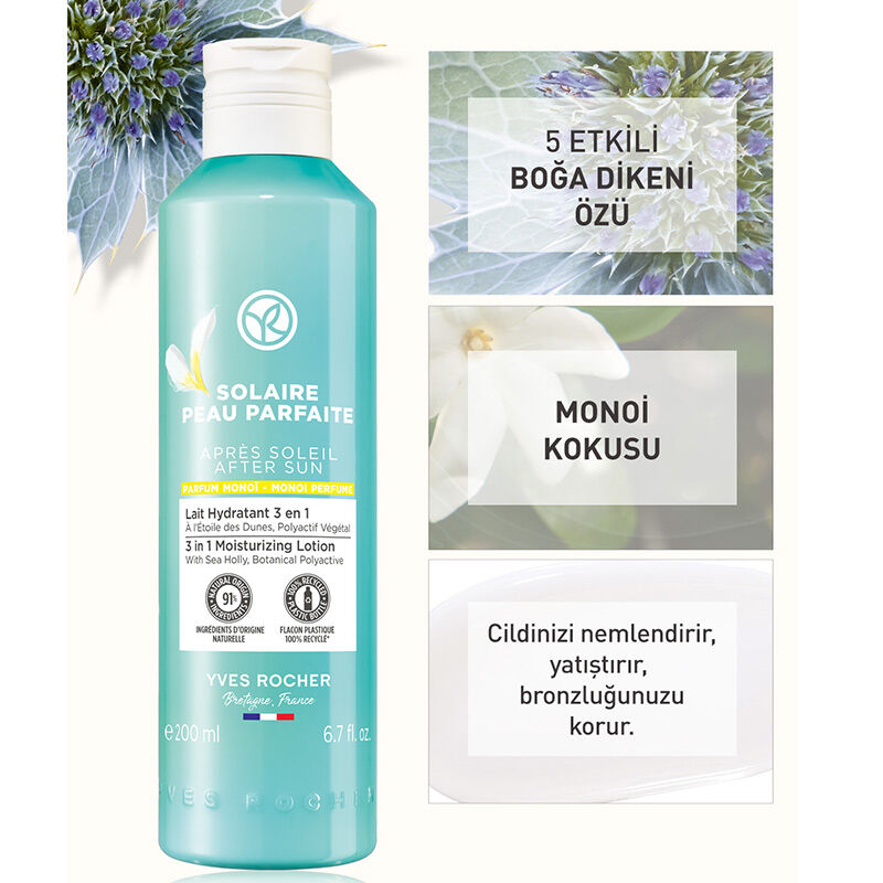 Yves Rocher Solaire Peau Parfaite 3 in 1 After Sun Moisturizing Milk 200 ml 4