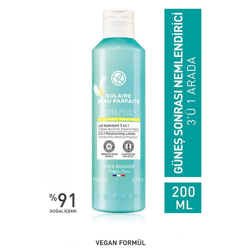 Yves Rocher Solaire Peau Parfaite 3 in 1 After Sun Moisturizing Milk 200 ml 2
