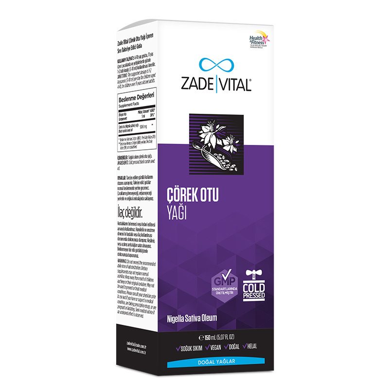 Zade Vital Black Seed Oil 150 ml 2