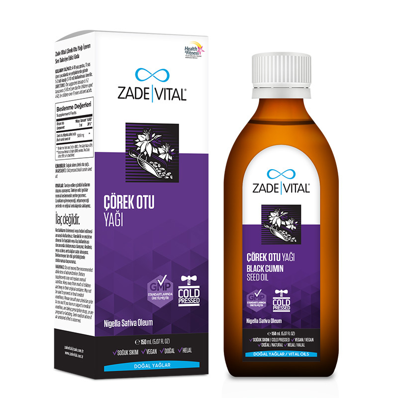Zade Vital Black Seed Oil 150 ml 3