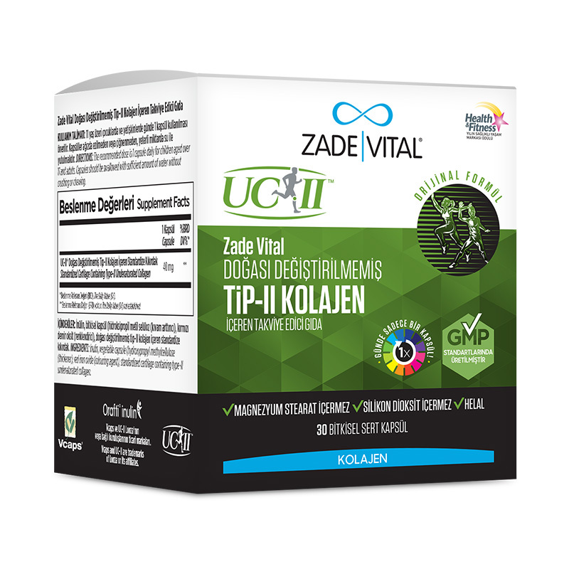 Zade Vital Tip 2 Collagen Dietary Supplement 30 Vegetable Hard Capsules 2