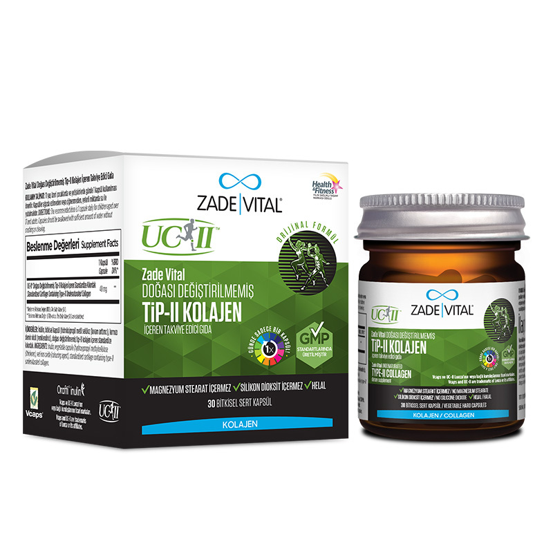 Zade Vital Tip 2 Collagen Dietary Supplement 30 Vegetable Hard Capsules 3